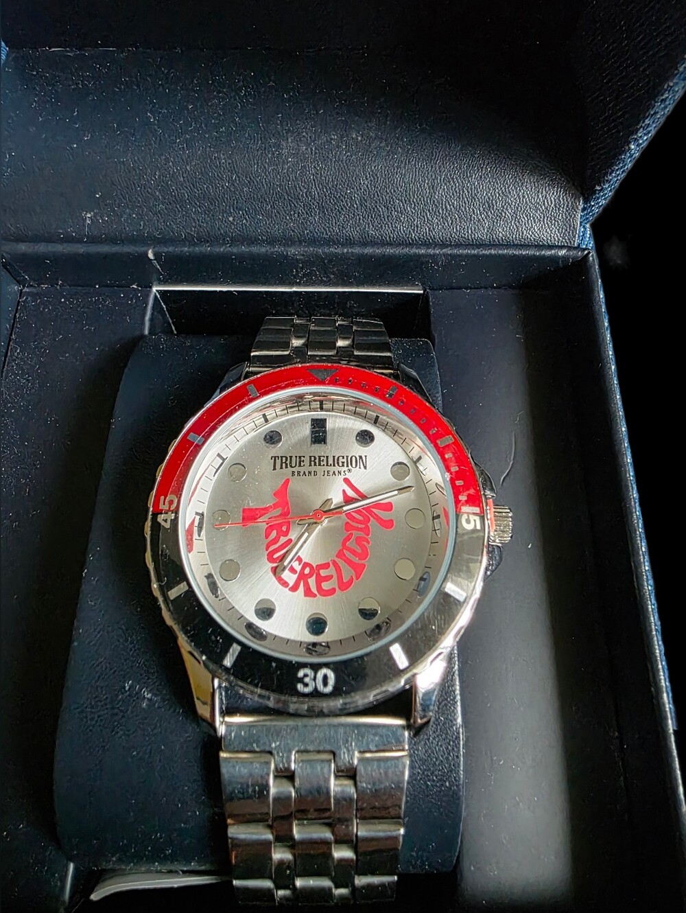 True Religion 43mm Two Tone Watch